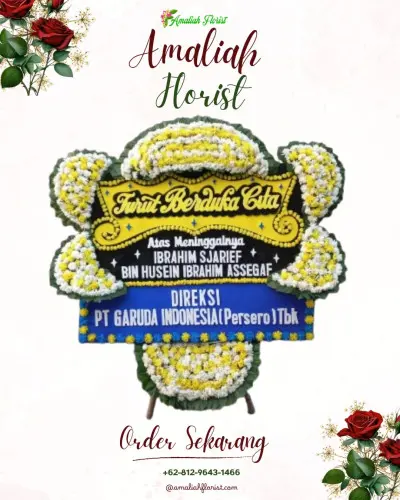 Papan Bunga Duka di Pasteur