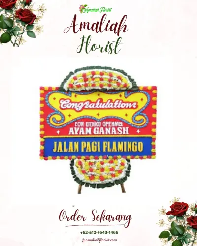 Bunga Papan Congratulation di Pasteur